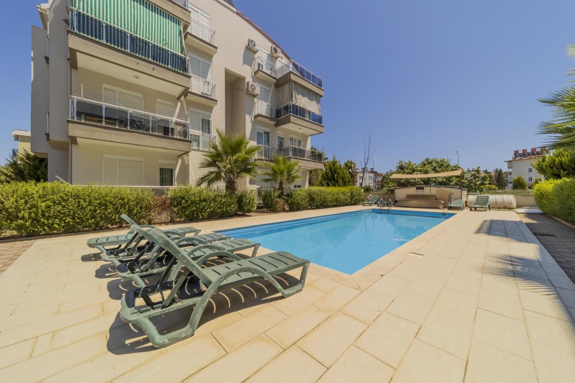 Furnished Flat With Shared Pool In Antalya Appartement Belek
