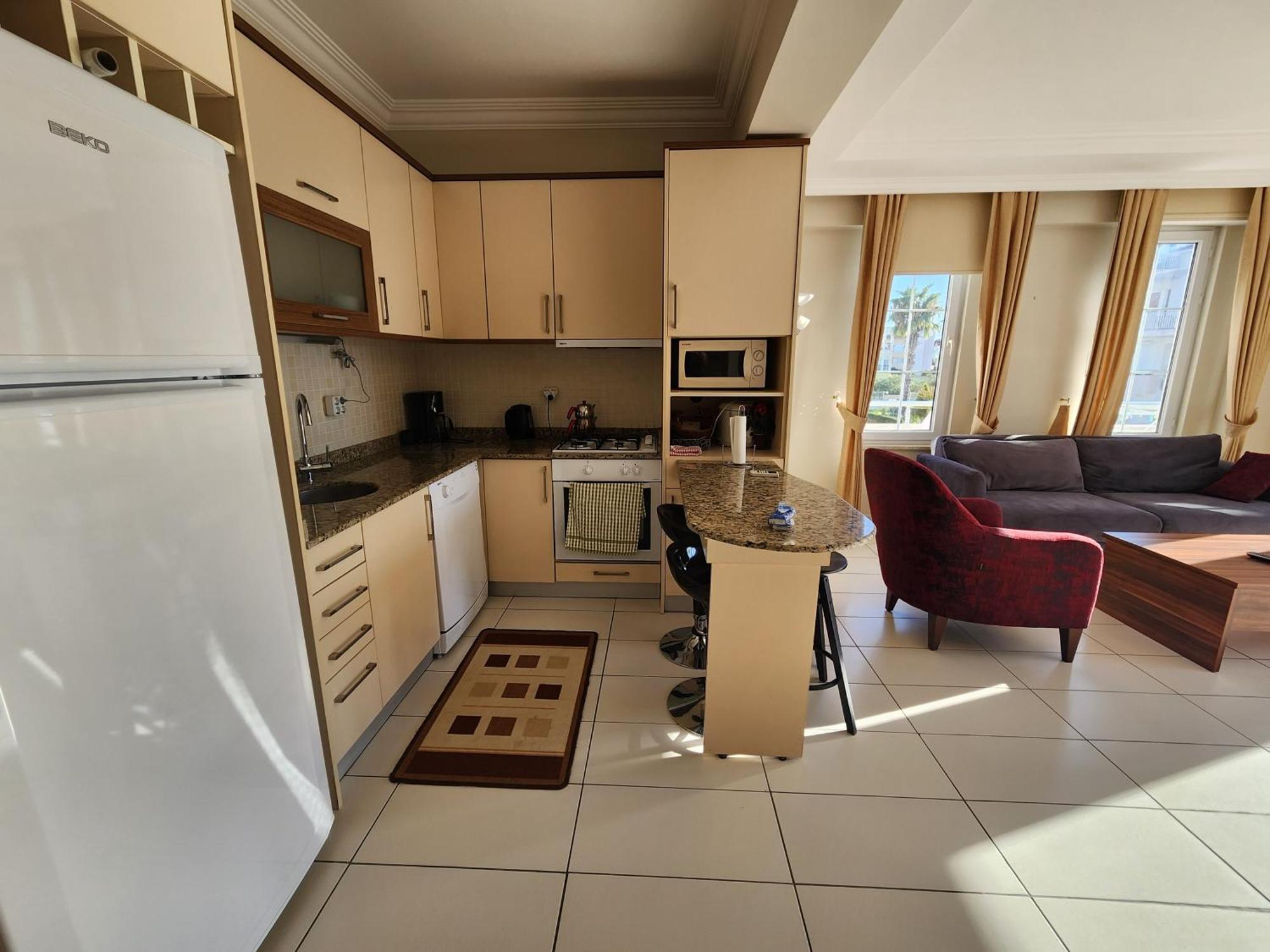 Antalya 4 Nirvana Club First Floor Two Bedrooms Pool View With Water Slide Close To Center - Park Apartment *