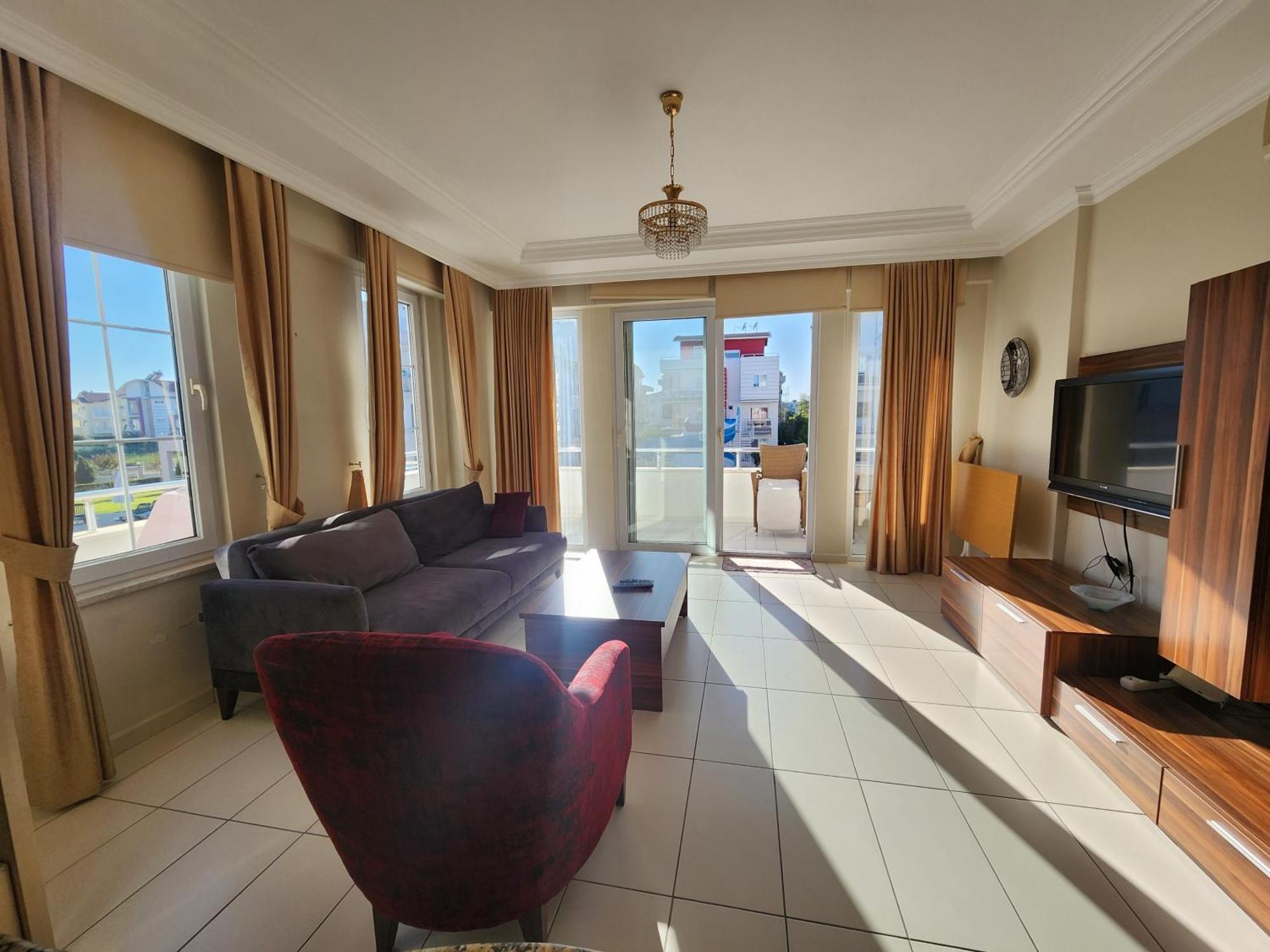 Antalya 4 Nirvana Club First Floor Two Bedrooms Pool View With Water Slide Close To Center - Park * Belek
