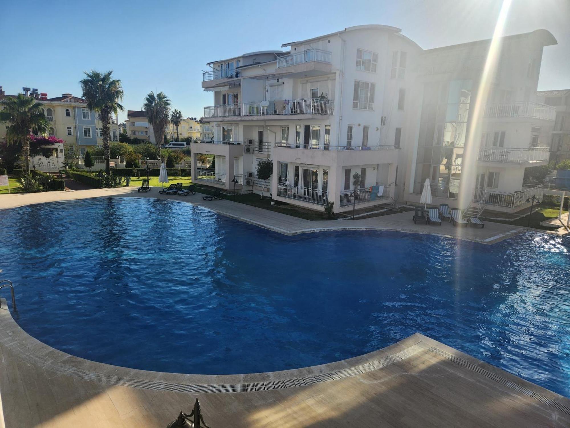 Antalya 4 Nirvana Club First Floor Two Bedrooms Pool View With Water Slide Close To Center - Park