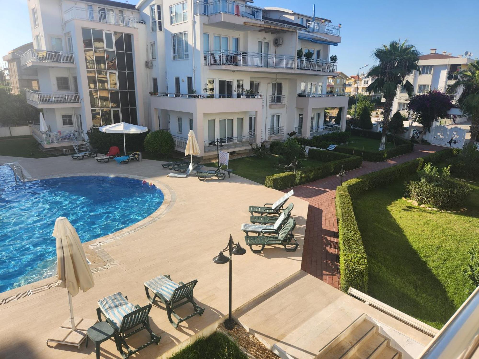 Antalya 4 Nirvana Club First Floor Two Bedrooms Pool View With Water Slide Close To Center - Park * Belek