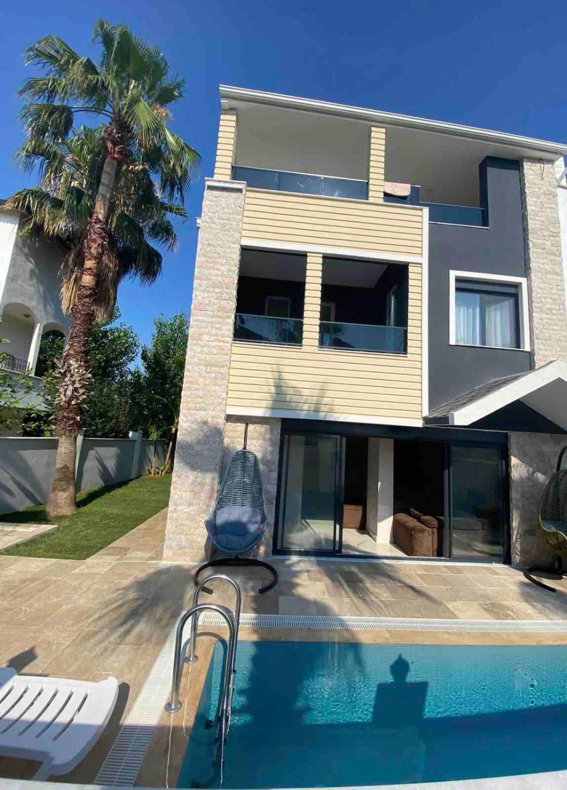 Pars Antalya Three Story Villa, Private Pool And Roof Terrace Three Bedroom For Six Guests Villa Belek